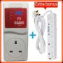 MK TV Guard  -white + Free 4-way Power Extension Cable