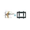 Generic Tv Bracket 14-42inc FREE Tv Ariel With A Free 10m Cable