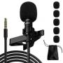Generic 3.5mm Mini Mic Lavalier Microphone,for Interview,