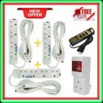 Power King 3 × 4 Way Power Extension Cable & GIFTS