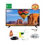 Synix 32” Inch Digital TV With Inbuilt Decoder + FREE Aerial