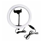 Generic 10 Inch Ring Light Selfie Light With Phone Clip