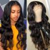 Fashion African Female Wavy Curly Hair Black Long Curly Hair