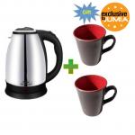 Annov 2L Electric Automatic Kettle,Get 2 Mugs