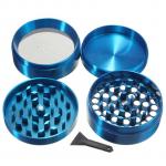Generic Metal Grinder Smoke Mill Spice Herb Hand Muller Set-Blue
