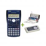 Casio Scientific Calculator Fx82ms  Plus Free Geometrical Set