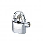 Kin Bar Alarm Security Padlock - Silver