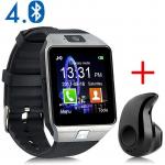 Generic BT Smartwatch Touchscreen SIMSD Camera-White+S350