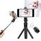 Generic Bluetooth Selfie Stick  Mobile Tripod Foldable