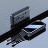 Sokany 10000mAh Original Power Bank Built-in 4 Cables
