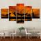 Generic 5Sets Modern Home Wall HD Picture The Prairie At Dusk Spray Painting Canvas Art