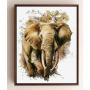 Canvas Print The Huge Elephant