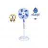 Nunix Fan , Stand, 16" - White & Blue