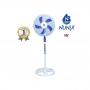 Nunix Fan , Stand, 16" - White & Blue