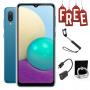 Samsung Galaxy A02, 5000mAh, 13MP, 32GB+2GB RAM-Blue + R,O,S
