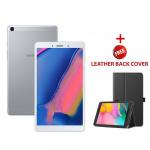 Samsung Galaxy Tab A (2019), 8",32GB - 2GB RAM (Single SIM), Silver+FREE BACK COVER