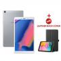 Samsung Galaxy Tab A (2019), 8",32GB - 2GB RAM (Single SIM), Silver+FREE BACK COVER