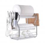 Rashnik Stainless Steel 3-layer Dish Rack