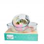 Redberry 2PCS Glass Plate Set
