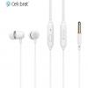 Celebrat G4 Bass Stereo Sound Earphones - White