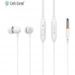Celebrat G4 Bass Stereo Sound Earphones - White
