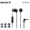 Sony MDR EX15AP L- Shaped Jack In-Ear Earphones - Black
