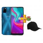 Infinix Hot 10 Lite,6.6",32GB+2GB,5000mAh,4G,Dual Sim-Ocean Wave+FREE Baseball Cap