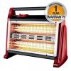 Mika MH103 - Quartz Heater, 800-1600W - Red & Black