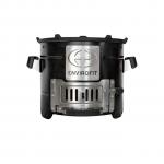 Envirofit SuperSaver Charcoal Jiko (Jiko La Makaa) - Black & Silver + Free Empower Duo