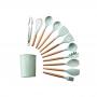 Generic 11Pcs/Set Silicone Cooking Utensils Spoons Non-stick