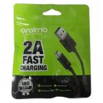 Oraimo Fast Android Cable Charger For All Smart Phones & Tablets, ORN-Black