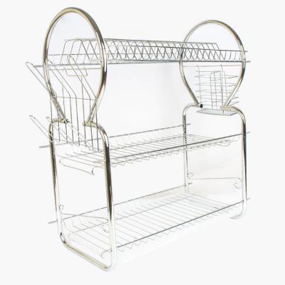Rashnik Dish Rack - 3 Tier - With Drain Board.