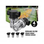 Generic Transparent Inline Mesh Strainer Water Filter Irrigation Connector 4/40