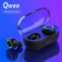 Qwen 5.0 Earbuds True Wireless Stereo Waterproof Charging Bluetooth Earphone Smart Touch Headset