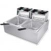 WNGREAT Commercial 2Chamber Electric ChipsChicken Deep Fryer Machine