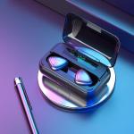 Qwen Earphone Sports Waterproof Charging Case Headphone Wireless Earbud