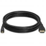 Generic 1M micro HDMI to 1080p Wire Cable TV AV Adapter Mobile Phones Tablets HDTV black