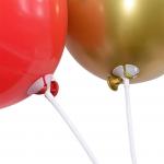 Generic 10Pcs Latex Balloon Sticks With Cup Holders