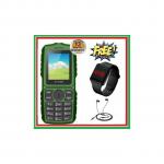 X Tigi S23 Mini - Big Torch - Big Speaker - (2050mAh) - Green + FREE Watch