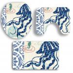 Generic 3pcs/set Tapis + Couverture - C