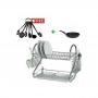 Nunix 2TIER DISH RACKS+6 Set Non-Stick Cooking Spoons+nonstick Pan