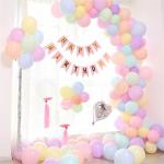 Generic 10Pieces Mixed Colours Plain Pastel Balloons