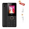 Itel 2160 - Dual SIM - Black PLUS FREE AND FREE EARPHONES