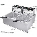 WNGREAT 6L+ 6L Commercial Double Deepfryer
