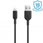 Anker PowerLine II Lightning To USB Cable – Apple MFi Certified For IPhone, IPad And IPod (3ft) A8432 - Black