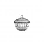 Generic Glass-Bowl-Glass-Candy-Pot-with-lid-Sugar dish