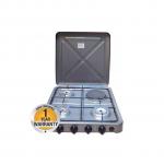 VON 0-431.S/ VAC4F3OOS 3 Gas 1 Electric Cooker - Silver