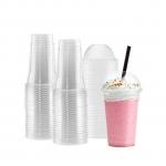 Generic 100Pcs Disposable Plastic Cups With Lids