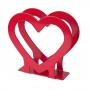 Generic Napkin Holder, Heart Red