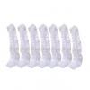 Generic 2019 bewelide 100pcs Clear Disposable Plastic Shower Bath Caps For Spa Hair Salon White